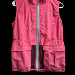 Columbia Fuchsia Zip-Up Vest